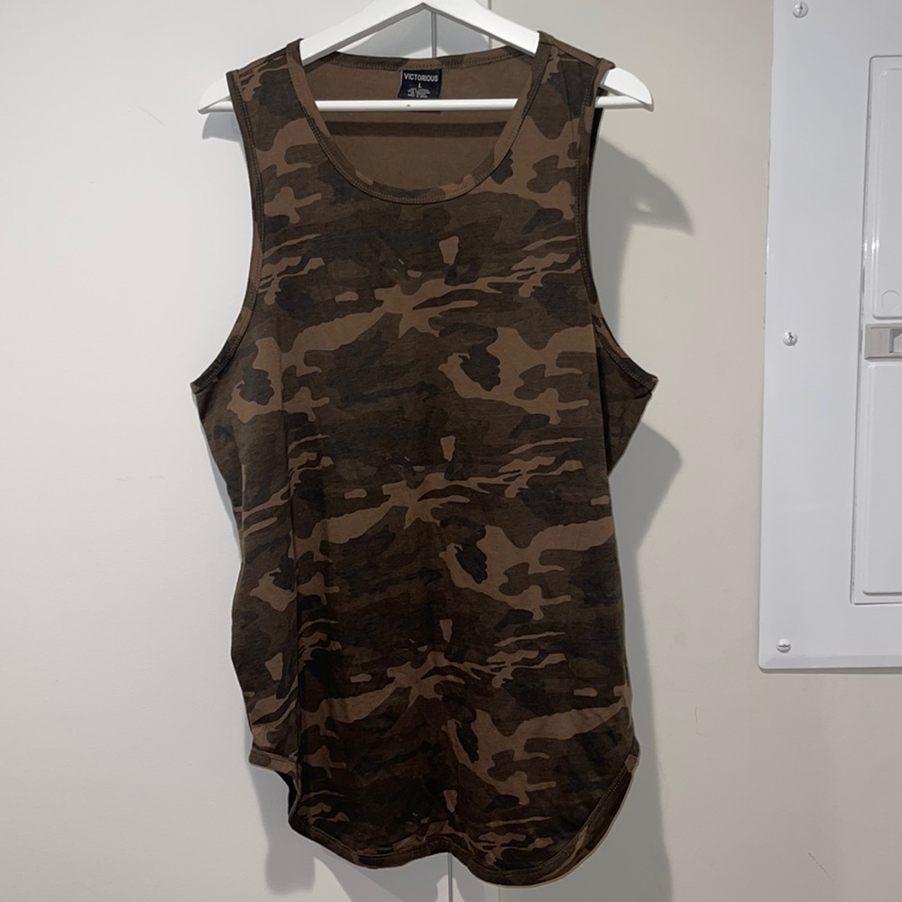 Army fatigue tank top